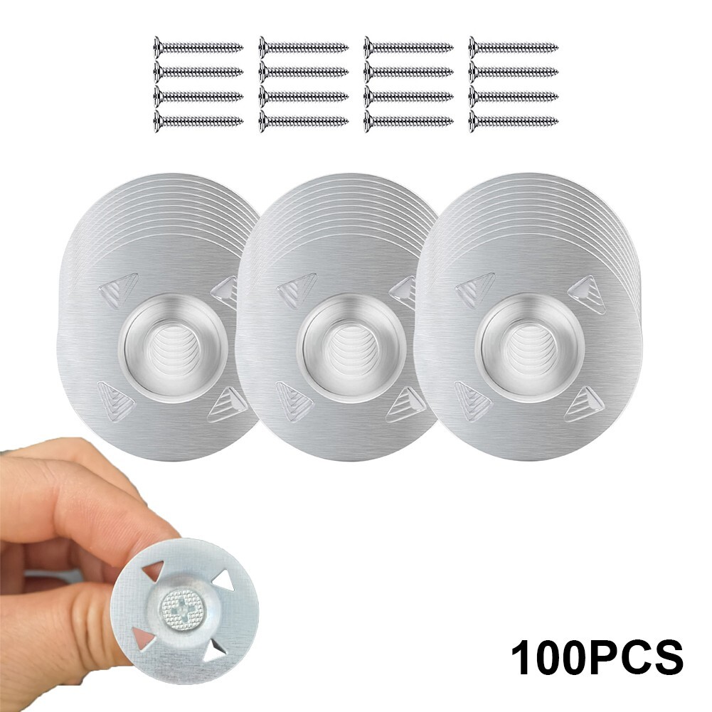 100PCS PlasterWashers Screw Set 11/4InchWashers And 1.57InchScrew