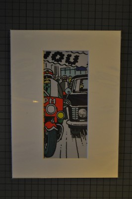 Tim und Struppi, tintin, Bild Druck 16x22 in Passepartout, OVP, neu