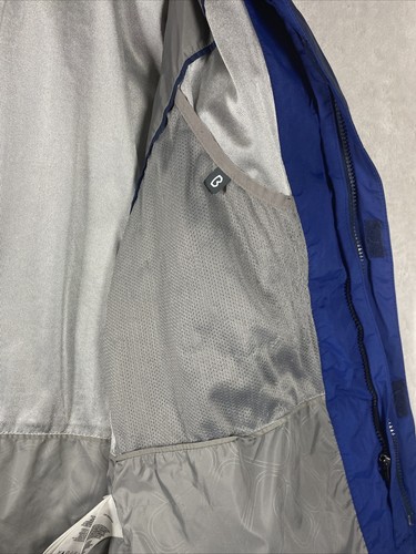 Columbia Mens Medium Blue Hooded Winter Jacket - Picture 9 of 14