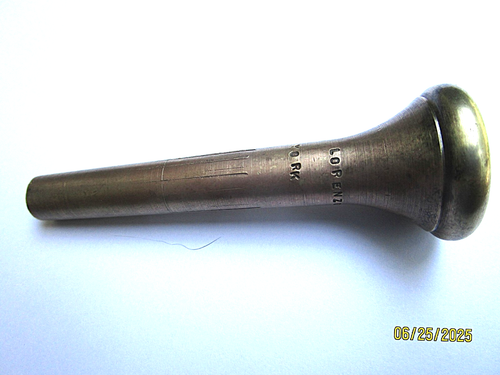 VINTAGE LORENZO SANSONE TRUMPET MOUTHPIECE, NEW YORK - Bild 2 von 4