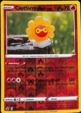 Sunny Castform Chilling Reign Series Pokemon Card Reverse Holo 22/198