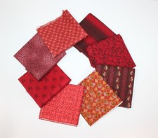 4 Yrds Assorted Cotton Fabric 1/2 Yard Cuts - 8 Prints- Fabric Bundle-111