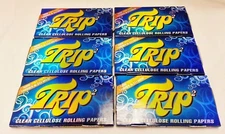 12 Packs 1 1/4 Trip 2 Clear Cellulose Transparent Rolling Papers