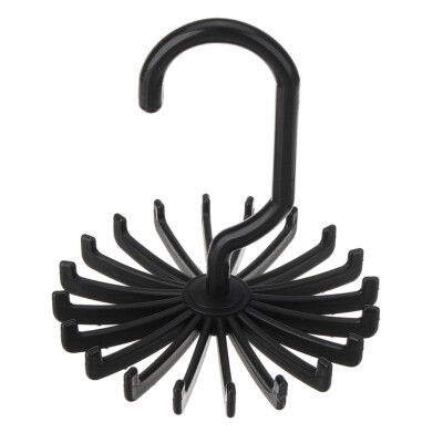 20 Rotating Tie Rack Hanger Organizer Twirling Scarf Belt Tie Hook Holder Ties