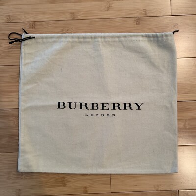 BURBERRY London Logo 14 x 12 Designer Dust Cover Bag Shoes Handbags  Authentic