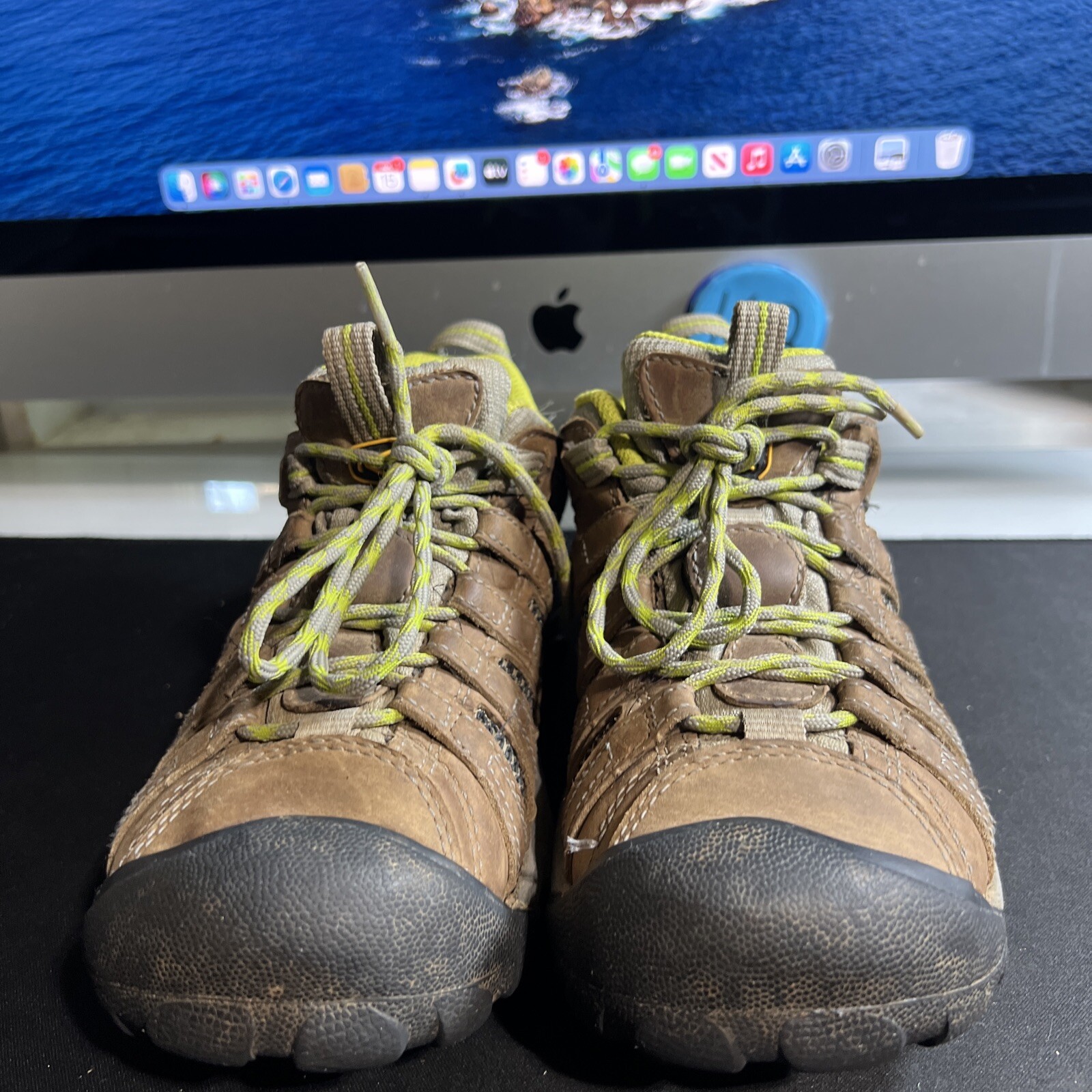 Scarpe KEEN donna 7 Voyageur trail escursionismo sneakers basse pelle marrone 1010141