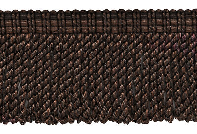 Bullion Fringe Trim, Style# BFV3, Color# VNT27 - Umber Brown [Sold By The Yard]