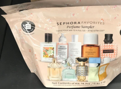 Sephora Favorites Perfume Sampler Set 10 pc Includes Certificate Valentino Dolce