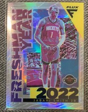 2022-23 Panini Flux Freshman Year Holo Silver Prizm Jabari Smith Jr Rookie #1