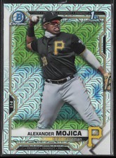 2021 Bowman Chrome Alexander Mojica 1st Mojo Refractor | Pittsburgh Pirates
