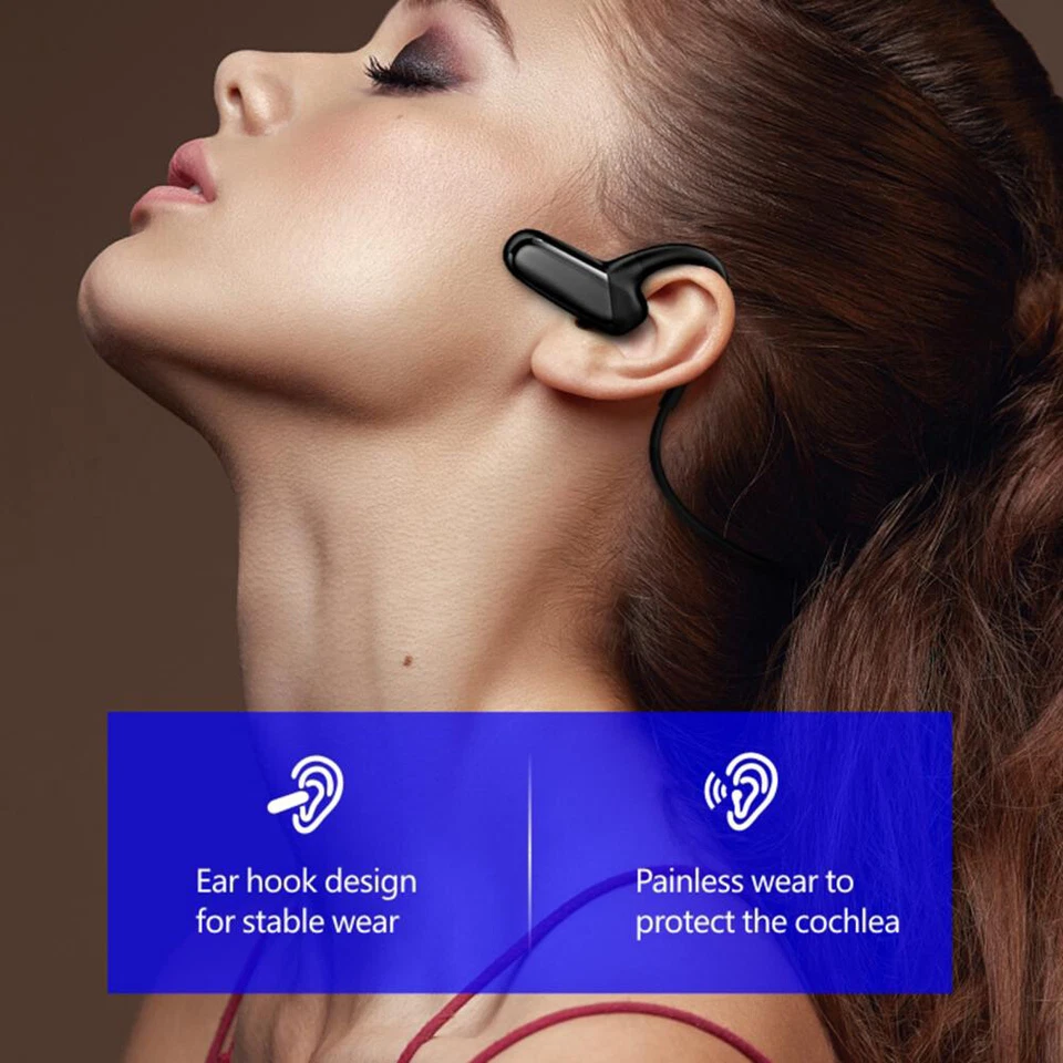 Bluetooth 5.0 Headphones Wireless Earbuds Outdoor Sport Headset for iOS Android - Image 2 of 4