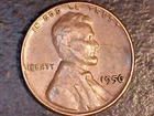 1956 Lincoln Memorial Penny no mint mark -DDO IGWT -Big B -LIBERTY on rim RARE!