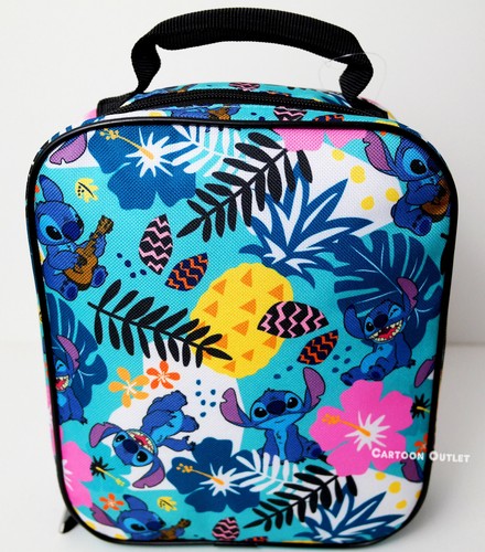Disney Lilo & Stitch Insulated Lunch Box School Travel Snack Tote Art Print - Picture 5 of 9