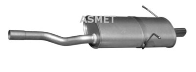 ASMET Endschalldämpfer Auspuff Endtopf 12.026