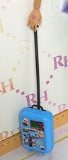 BARBIE Travel PINK PASSPORT Doll Set BLUE Hardside SUITCASE Doll Luggage DIORAMA
