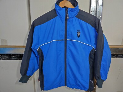 Bjorn Daehlie Blue Ski Jacket Size 128 / 8 Year Old Mesh Full Zip Cross Country