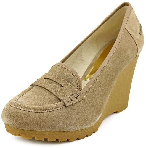 Michael Kors Woman's Rory Loafer Wedge Pumps Dark Dune Size: 9 M | eBay