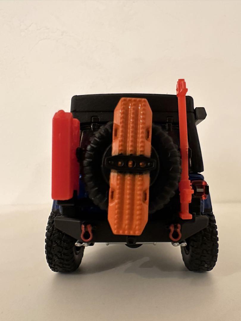 新品HotWheel 1/43 ジープ ラングラー 392 ルビコン ブルー New Hot Wheels Premium 1:43 Scale Jeep Wrangler 392 Rubicon