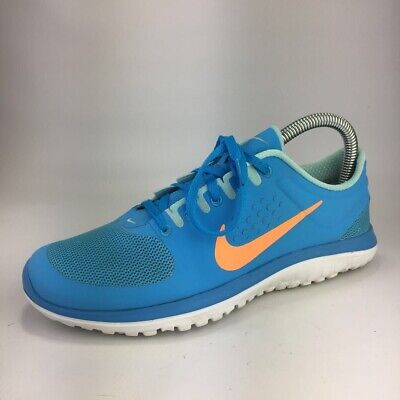 nike women's shoes orange and blue