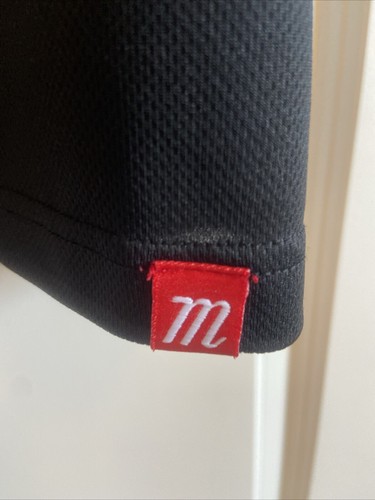 Marucci Elite Baseball Jersey performance V-Neck Black Size M - Imagen 4 de 6