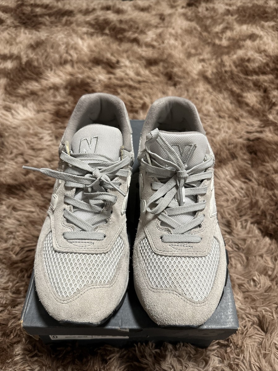 Size 8.5 - New Balance 574 Rugged Rain Cloud White
