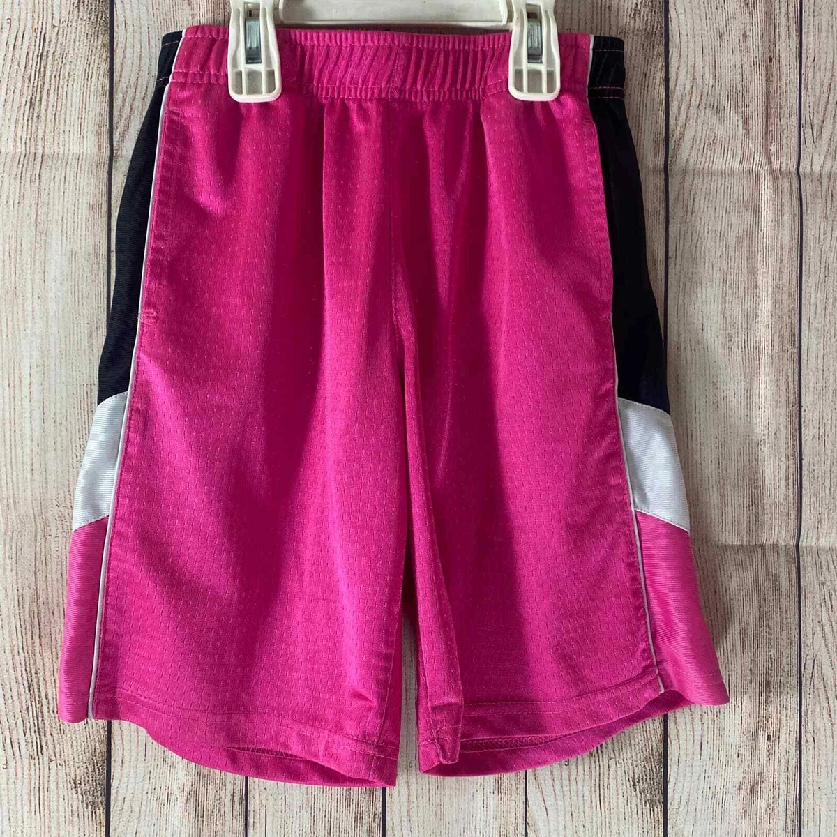 Girls pink top basketball shorts