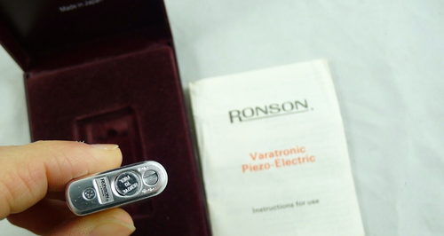 old vintage RONSON VERATRONIC LIGHTER WORKS BOX AND INSTRUCTIONS - Picture 3 of 4