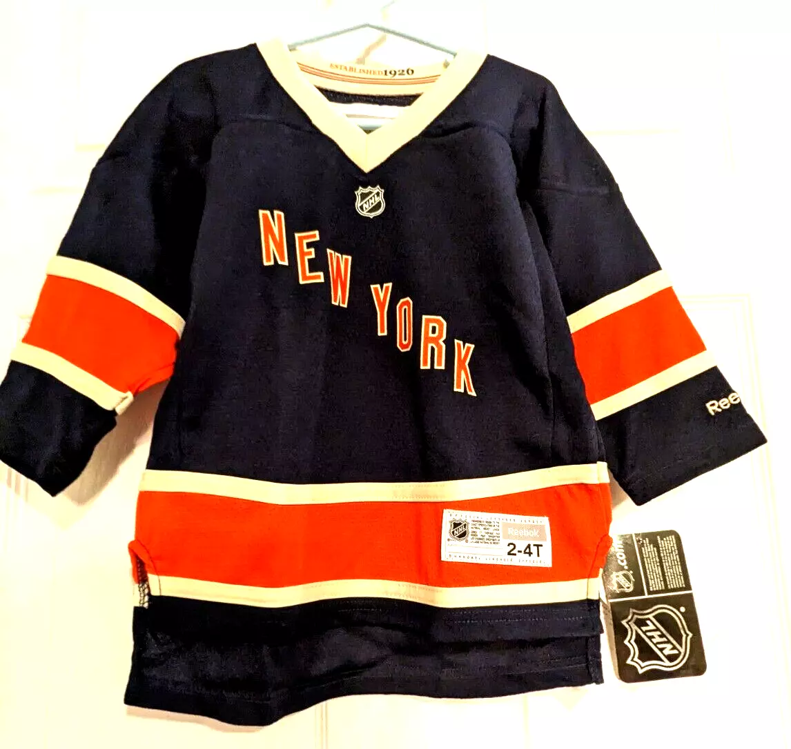 Reebok NHL NEW YORK RANGERS hockey game shirt