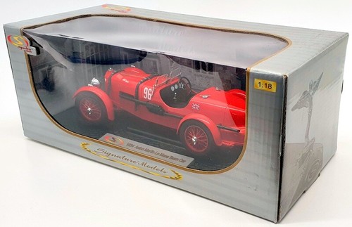 Signature 1/18 Scale Model Car 18121 - 1934 Aston Martin Le Mans Team Car - Red - Picture 7 of 7