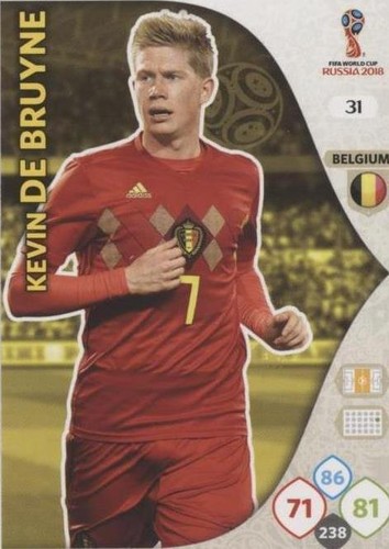 Kevin De Bruyne #522 Belgium - Panini FIFA World Cup 2018 Russia