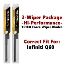 Hi-Performance 2-pk Wipers fits 2014+ Infiniti Q60 - 25260/170
