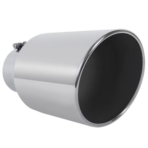 5" Inlet 8" Outlet 15" Length Car Stainless Steel Rolled Edge Diesel Exhaust Tip - 第 5/7 張圖片