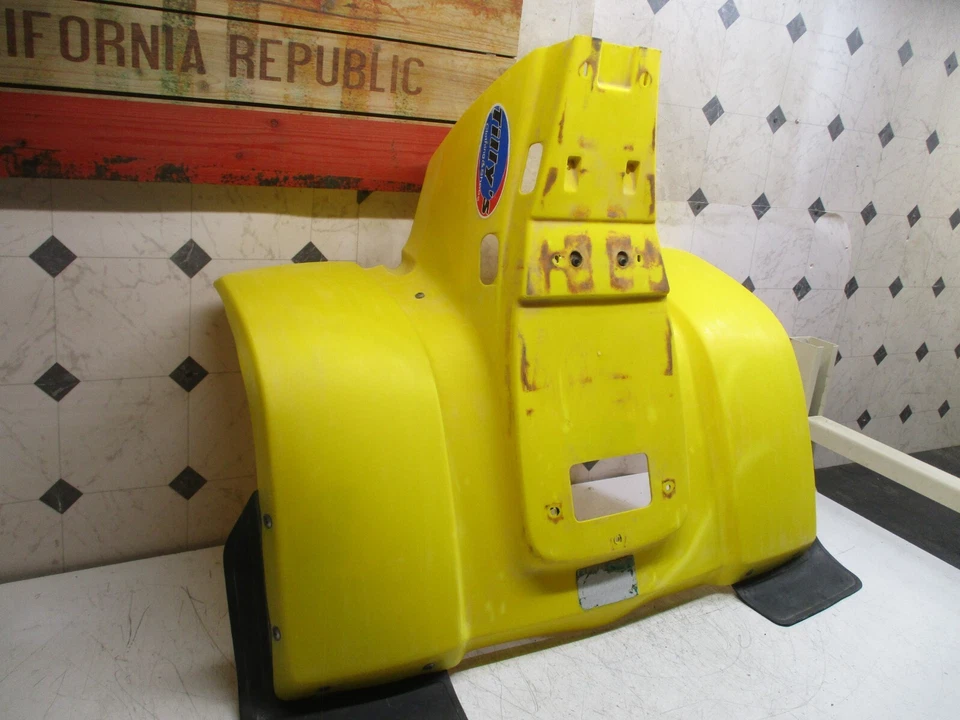 Yamaha yt125 yt 125 ytm Tri moto 1984 84 Rear fender - fender mud guard plastic - Image 3 of 4