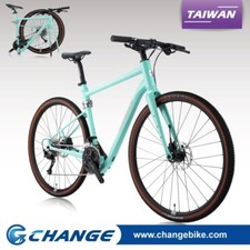 Bicicleta Gravel 700C Bicicleta Plegable Bicicleta de Carretera Shimano Ligera GF-901G 55 cm