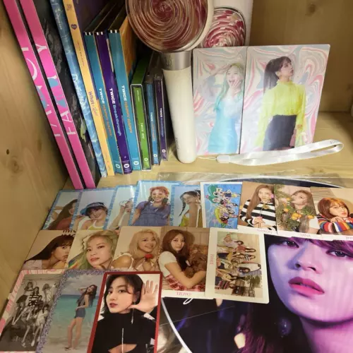 TWICE Complete Set Albums CD Photocards Lightstick K-Pop Collectibles