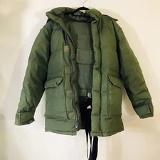 Cabella’s Men’s Extreme Weather Goose Down IceFishing Snow Parka Suit Hunting L