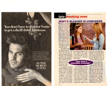 AS THE WORLD TURNS tv show 7.5 oz. clippings lot soap opera 40+ years!