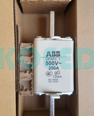 1PCS NEW ABB Low voltage fuse OFAFC1GG250 250A 500V 120KA