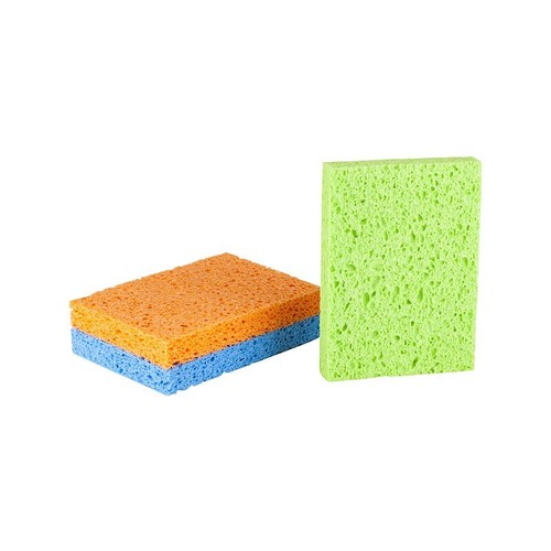 Scotch-Brite Thick Antibacterial Sponge 3-Pack - Box of 8 - Picture 2 of 7