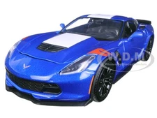 2017 CHEVROLET CORVETTE GRAND SPORT BLUE 1/24 DIECAST MODEL CAR BY MAISTO 31516