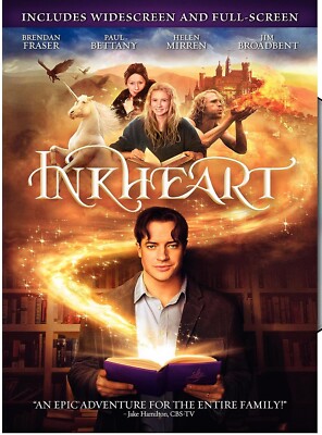 Inkheart w Brendan Fraser (DVD)- You Can CHOOSE WITH OR WITHOUT A CASE