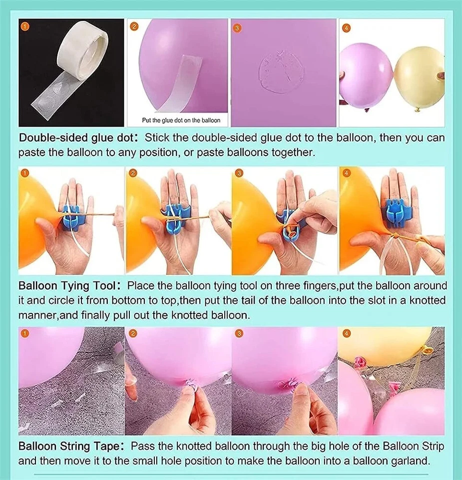 Halloween Globo Arch 100 Piezas Kit Fiesta Halloween Decoración Foto 4 de 4