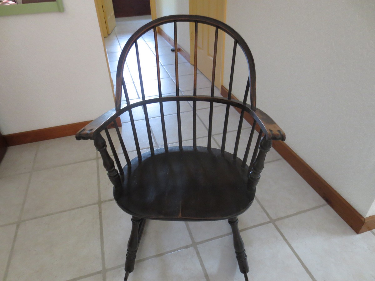 Antique Crocker Chair Company Windsor Rocker Sheboygan