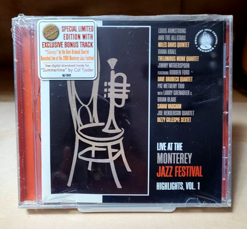 Live At The Monterey Jazz Festival Highlights Vol 1 - CD - Sealed (#90)