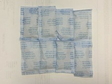 8 Pack of 10 Gram Silica Gel Moisture Free Absorber Dehumidifier Pack Bag