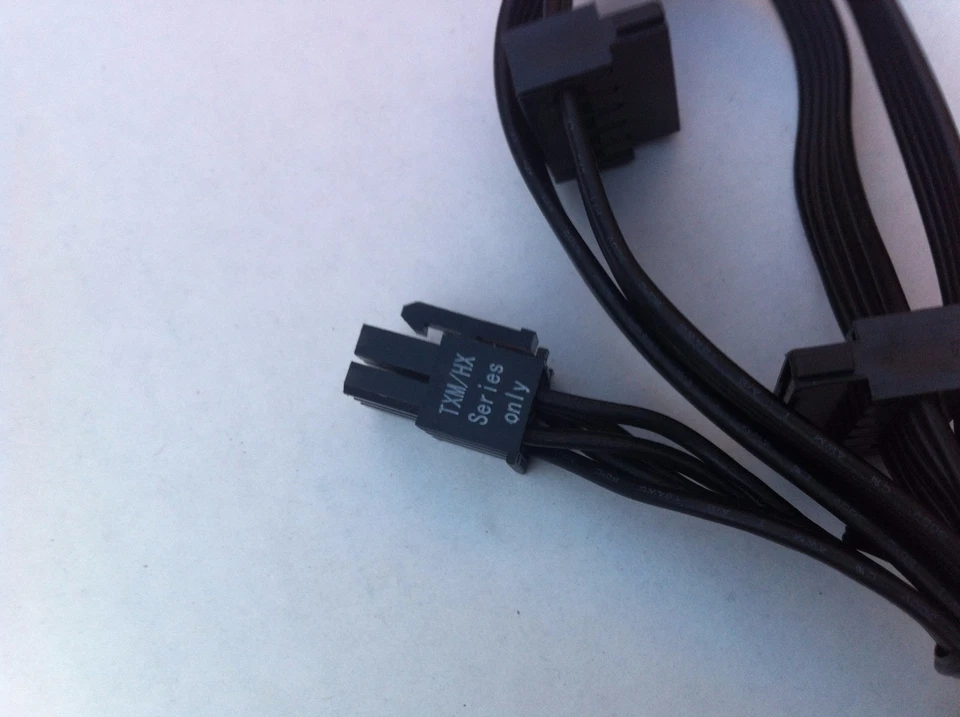 Corsair Type 3 Flat  4 SATA  Cable  for   Corsair HX1050,HX850,TXM,HX,ORIGINAL  - Image 2 of 4