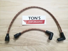 Harley Davidson Big Twin 91-98 FXD Dyna Softail Spark Plug Wire Brown Black