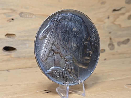 Buffalo Indian Head Nickel Great American Buckle Company Belt Buckle I338 - Picture 2 of 4