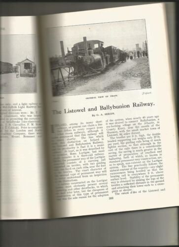 Listowel & Ballybunion Railway Lartigue Einschienenbahn Lisselton Hunslet RM 1924 - Bild 1 von 5