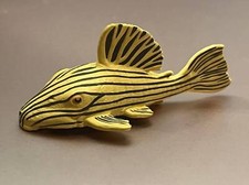 L027D Thunder Royal Panaque Pleco Fish PVC mini figura modo figura